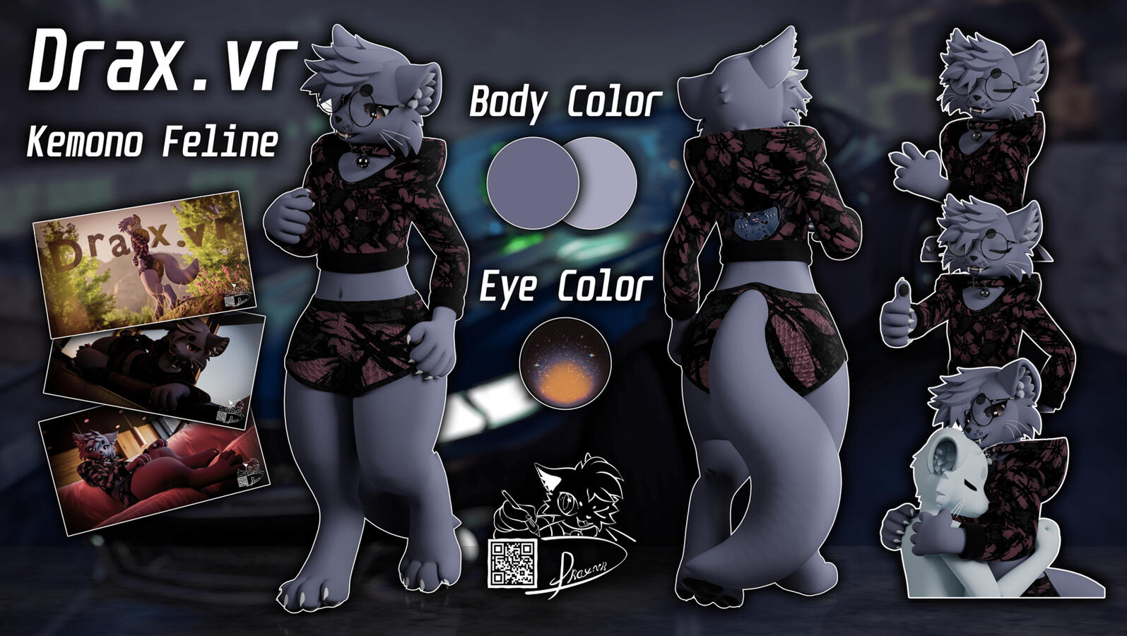 This is my Outdated Ref-Sheet, hair is different!
